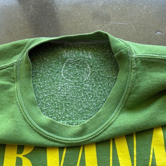 UO Nirvana Smile Oversized Crew Neck Sweathirt - Picture 8 of 14